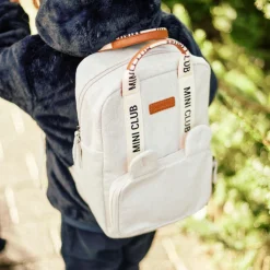 Childhome Sac à dos enfant Mini club Ecru