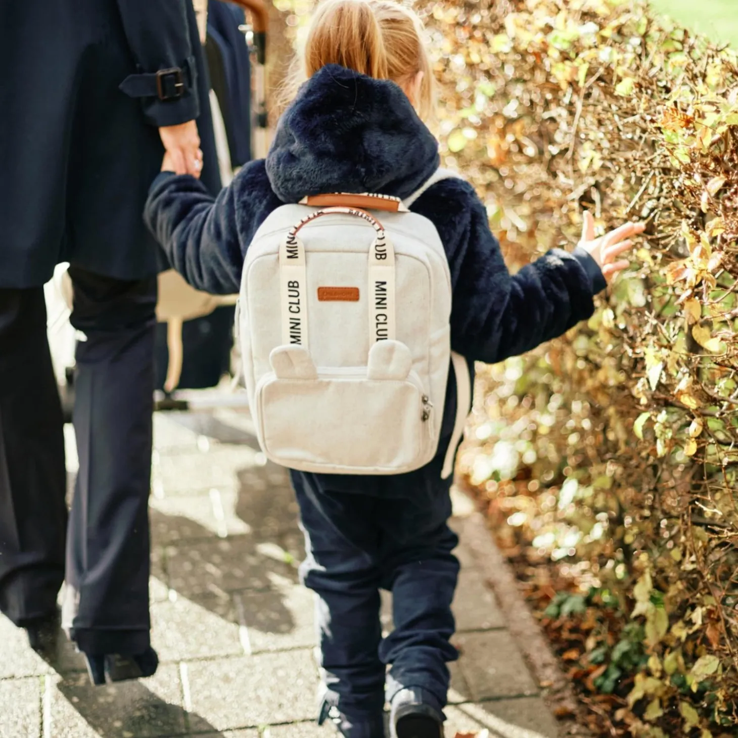 Childhome Sac à dos enfant Mini club Ecru