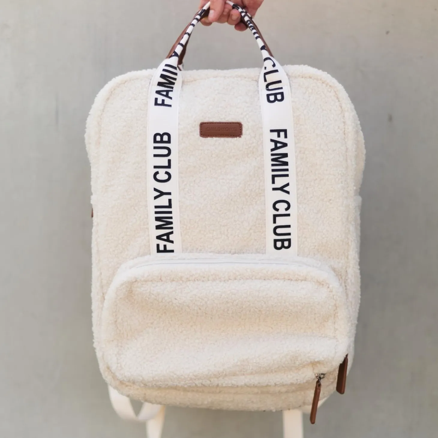 Childhome Sac à dos Family Club Signature Teddy Off White