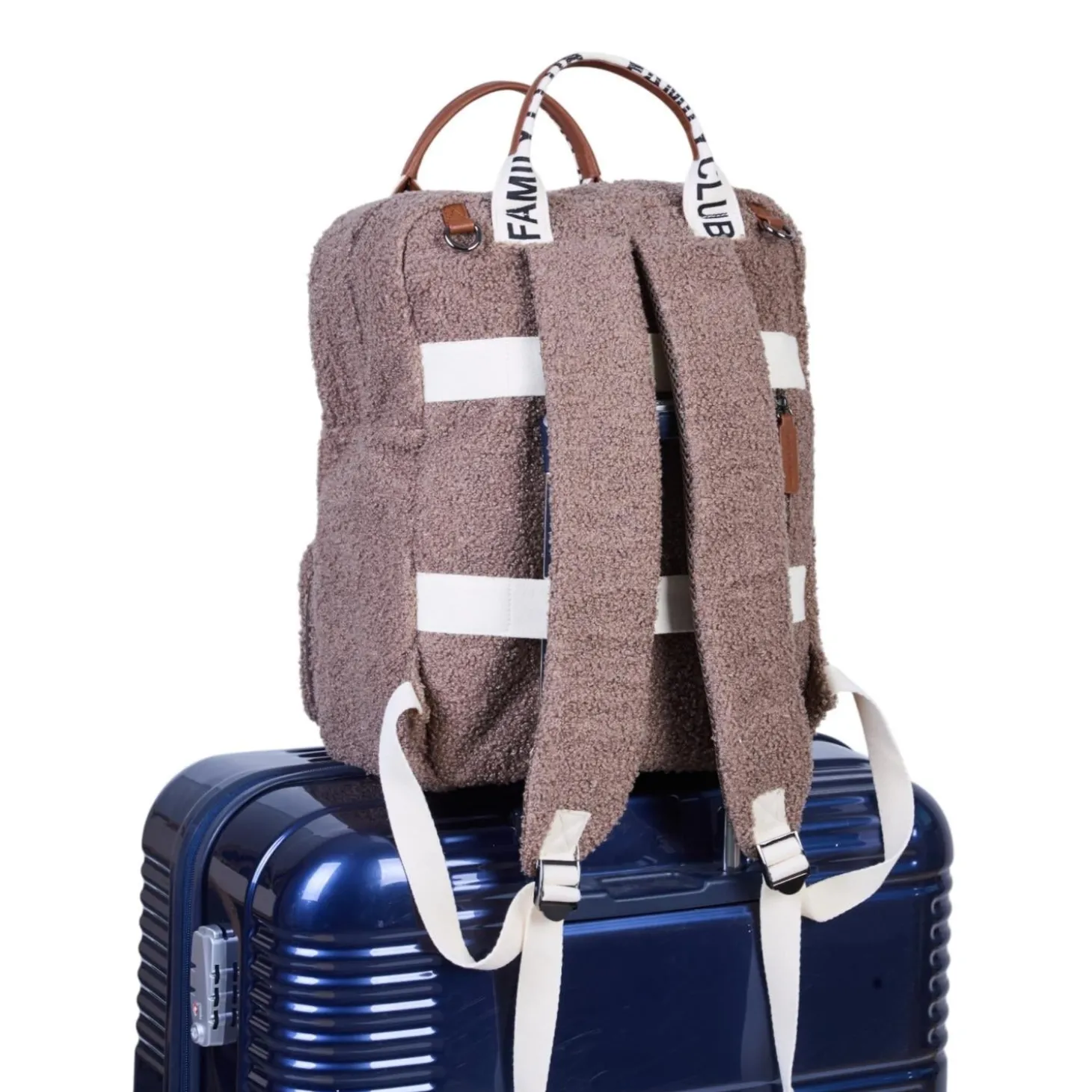 Childhome Sac à dos Family Club Signature Teddy Soft Brown