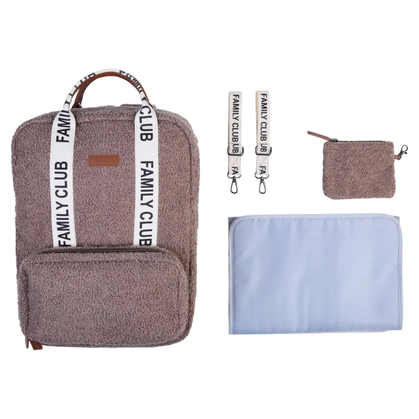 Childhome Sac à dos Family Club Signature Teddy Soft Brown