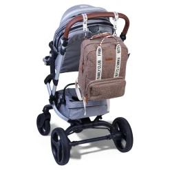 Childhome Sac à dos Family Club Signature Teddy Soft Brown