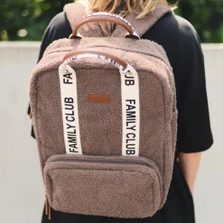 Childhome Sac à dos Family Club Signature Teddy Soft Brown