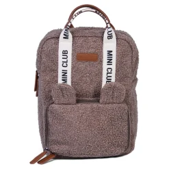 Childhome                    Sac à dos Mini Club Signature Teddy    Soft Brown