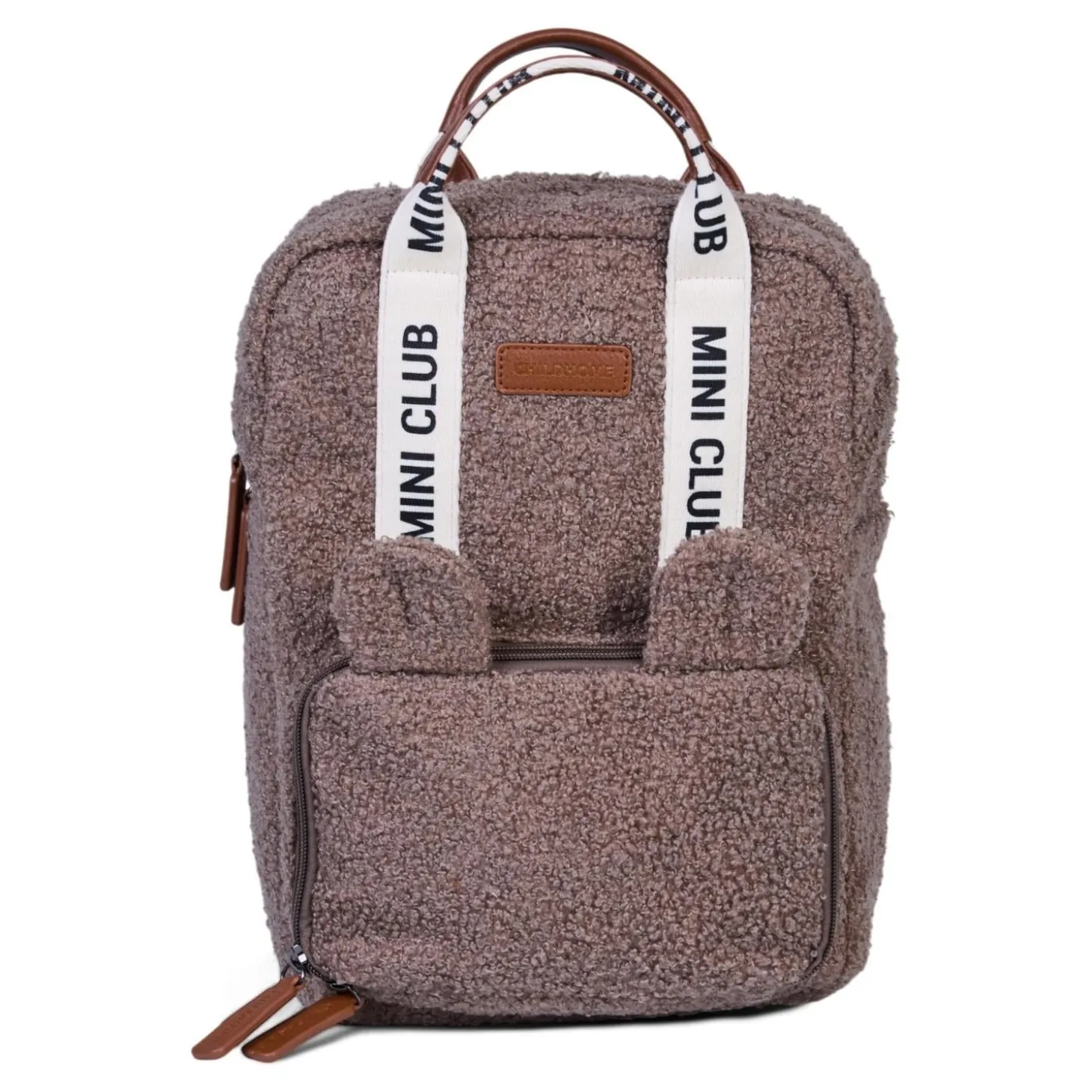 Childhome Sac à dos Mini Club Signature Teddy Soft Brown