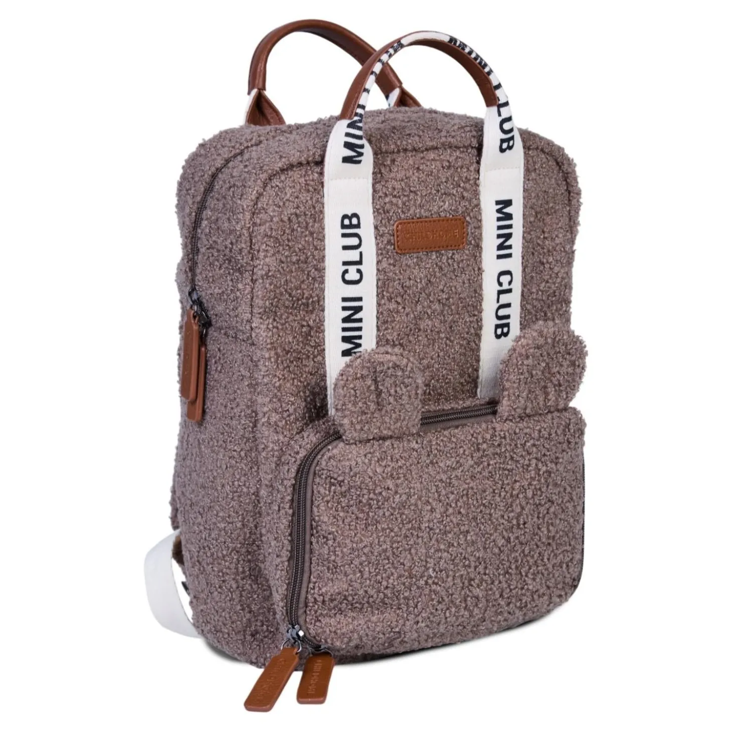 Childhome Sac à dos Mini Club Signature Teddy Soft Brown