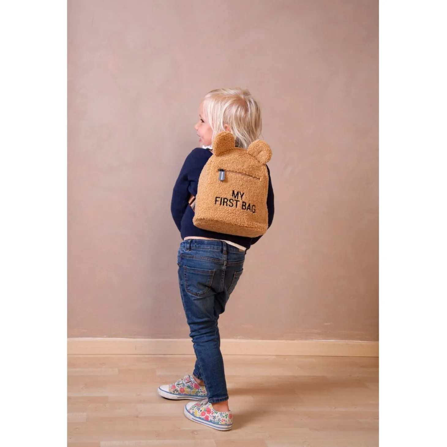 Childhome Sac à dos pour enfants My First Bag Ourson Beige
