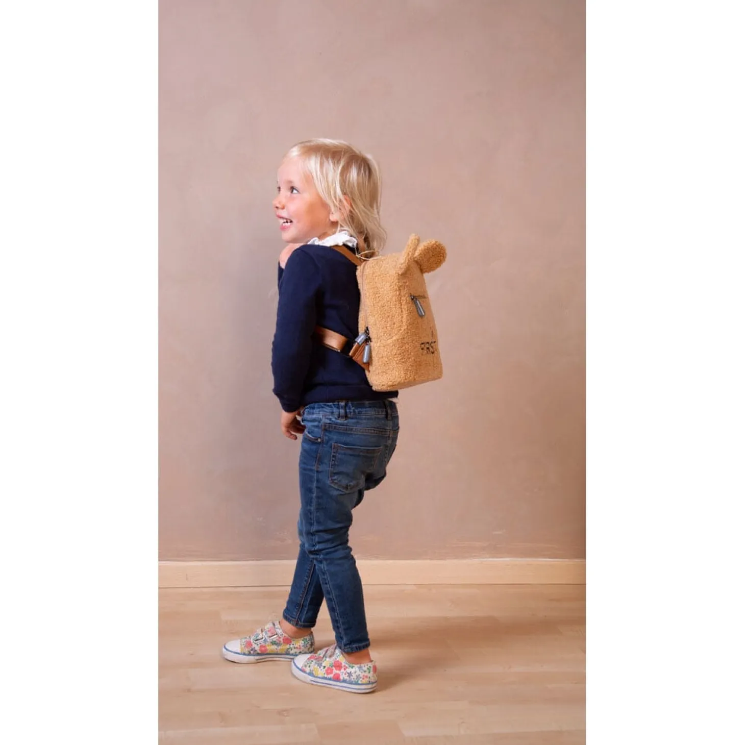 Childhome Sac à dos pour enfants My First Bag Ourson Beige