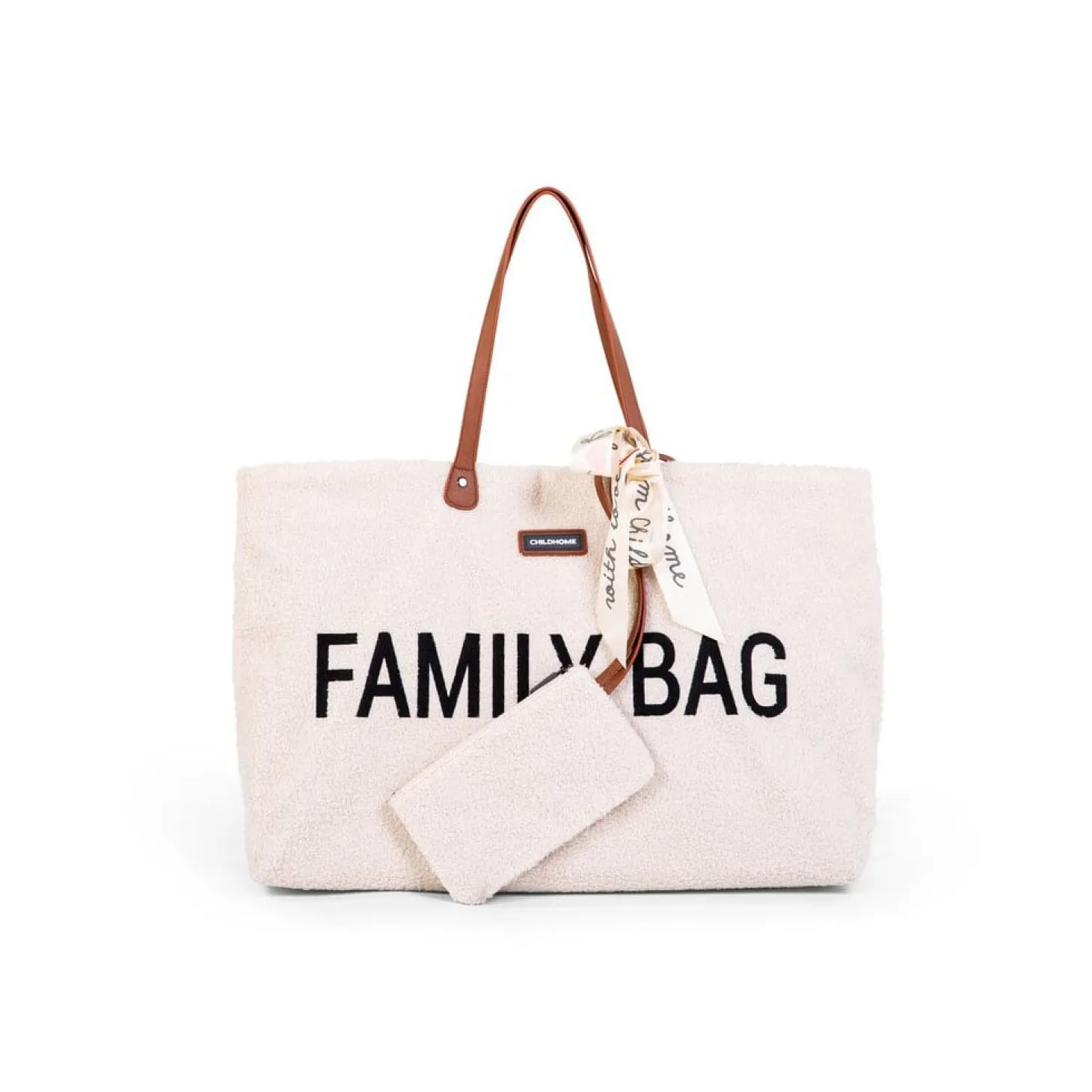 Childhome Sac à langer Family Bag Teddy Écru