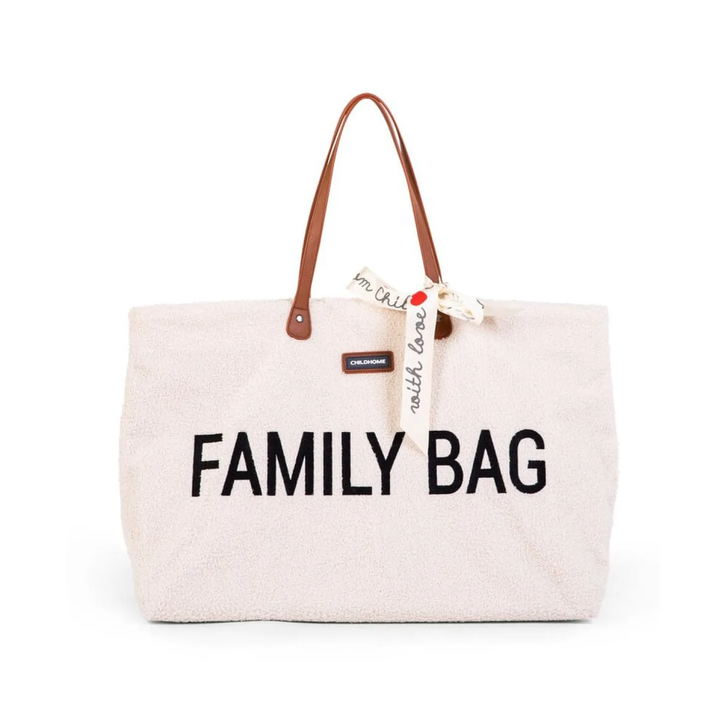 Childhome Sac à langer Family Bag Teddy Écru