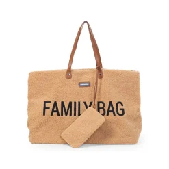 Childhome Sac à langer Family Bag Teddy Beige