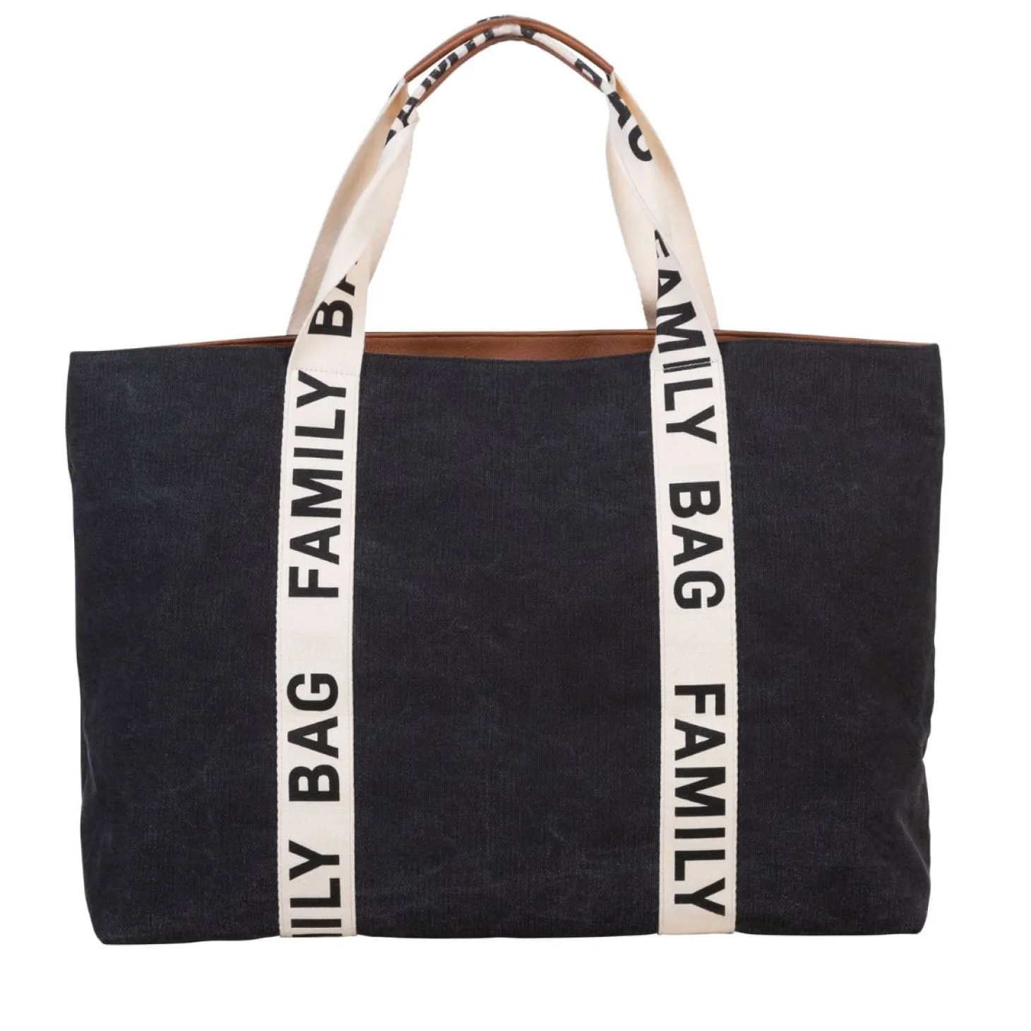 Childhome Sac à langer Family Bag signature canvas black