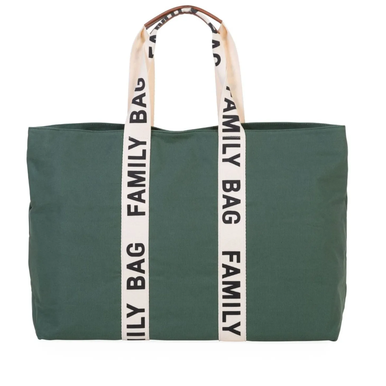 Childhome Sac à langer Family Bag signature canvas Green