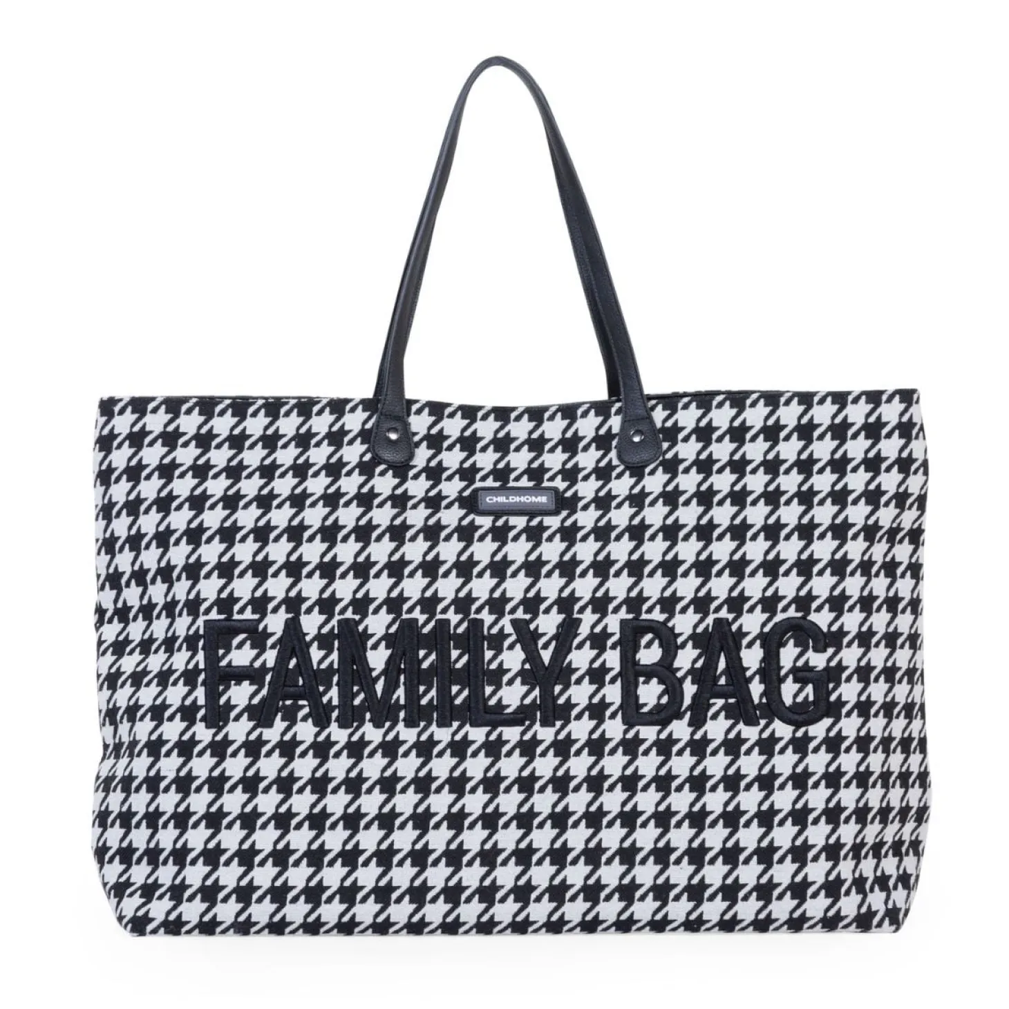 Childhome Sac à langer Family Bag pied de poule Noir