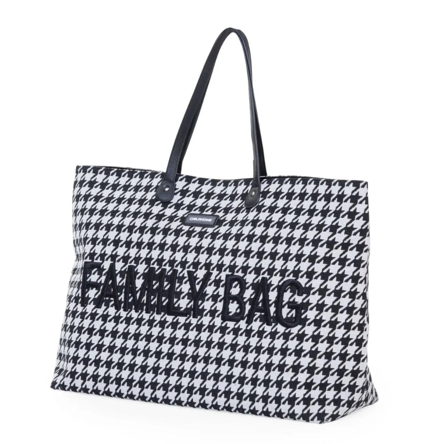 Childhome Sac à langer Family Bag pied de poule Noir