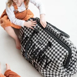 Childhome                    Sac à langer Mommy bag pied de poule    Black