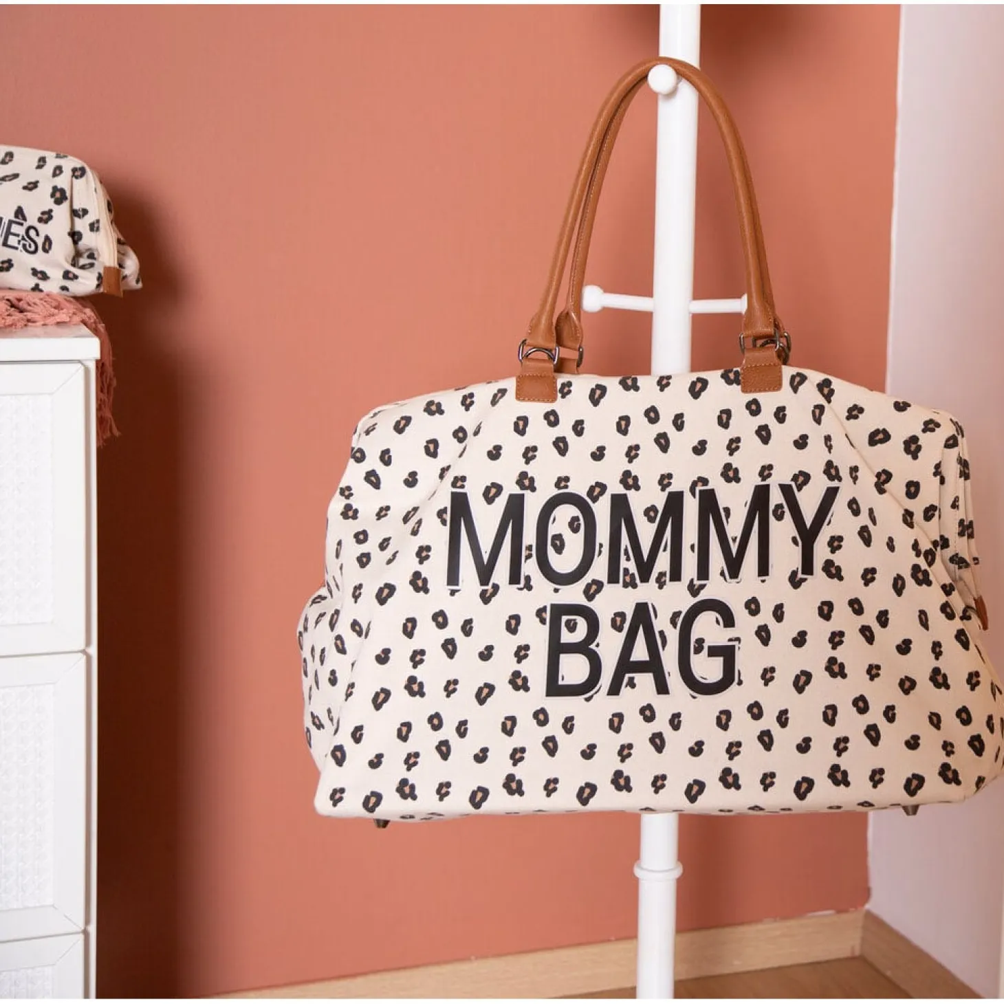 Childhome Sac à langer Mommy Bag Léopard