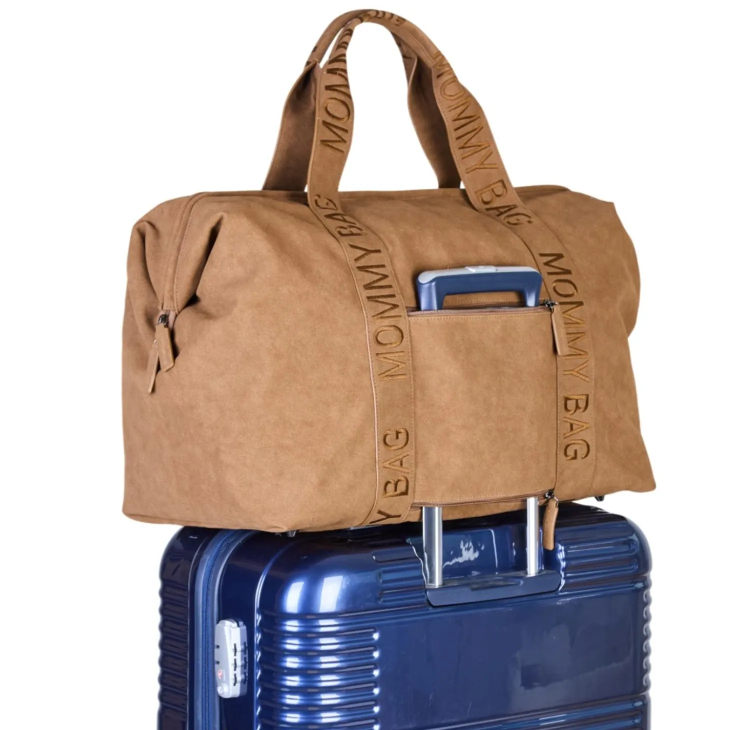 Childhome Sac à langer Mommy Bag Signature Prestige Noisette