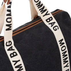 Childhome Sac à langer Mommy bag signature toile Black
