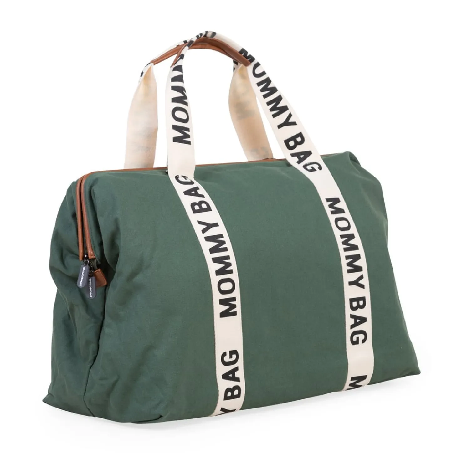 Childhome Sac à langer Mommy bag signature toile Vert