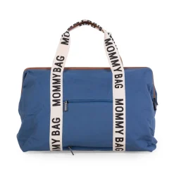 Childhome                    Sac à langer Mommy bag signature toile    blue
