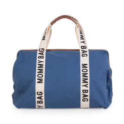 Childhome                    Sac à langer Mommy bag signature toile    blue