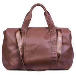 Childhome Sac à langer Mommy Bag Simili Cuir Dark Brown