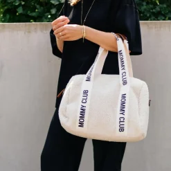 Childhome Sac à Langer Mommy Club Signature Teddy Off White