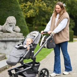 Childhome                    Sac à langer Mommy Club Signature Canvas    Black