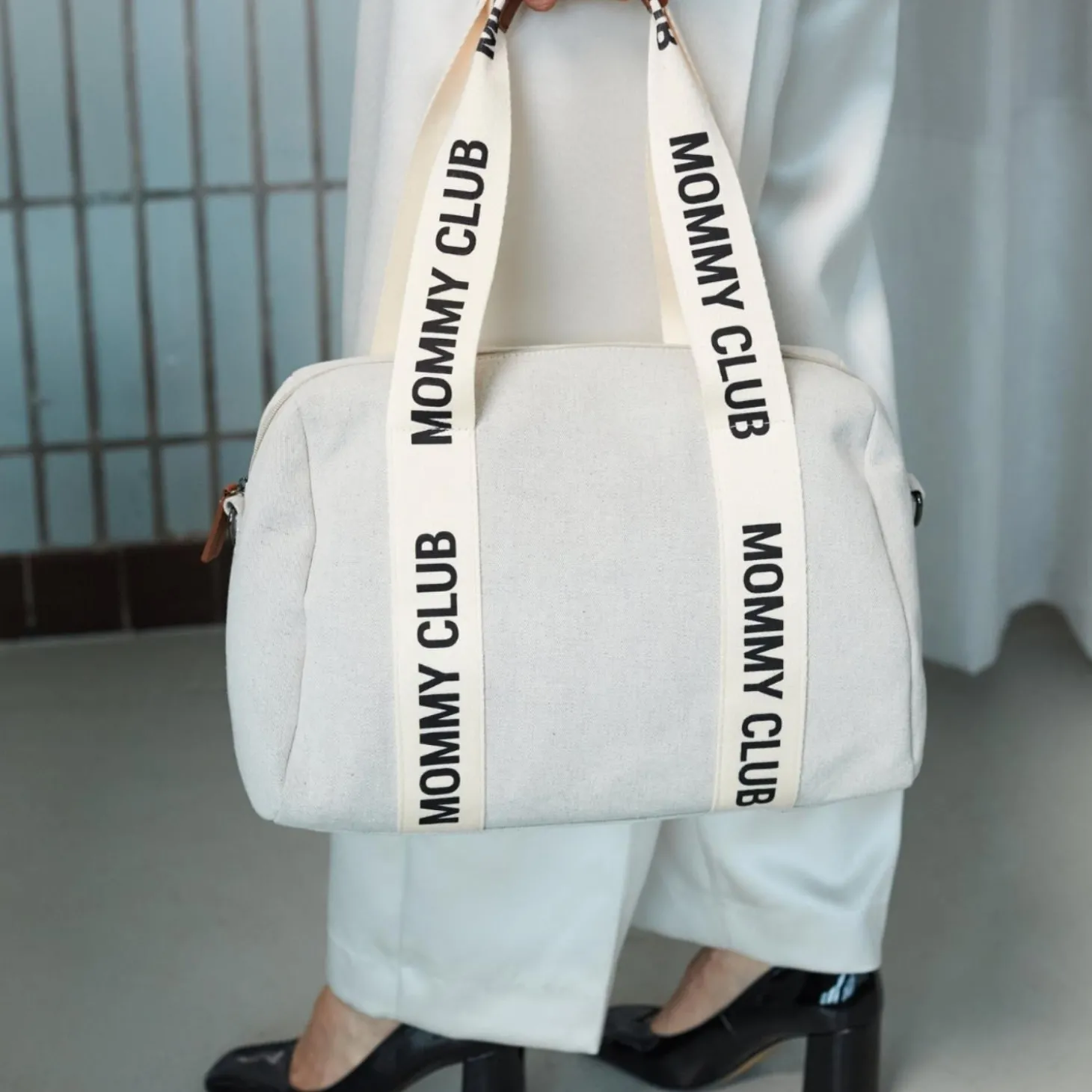 Childhome Sac à langer Mommy club Ecru
