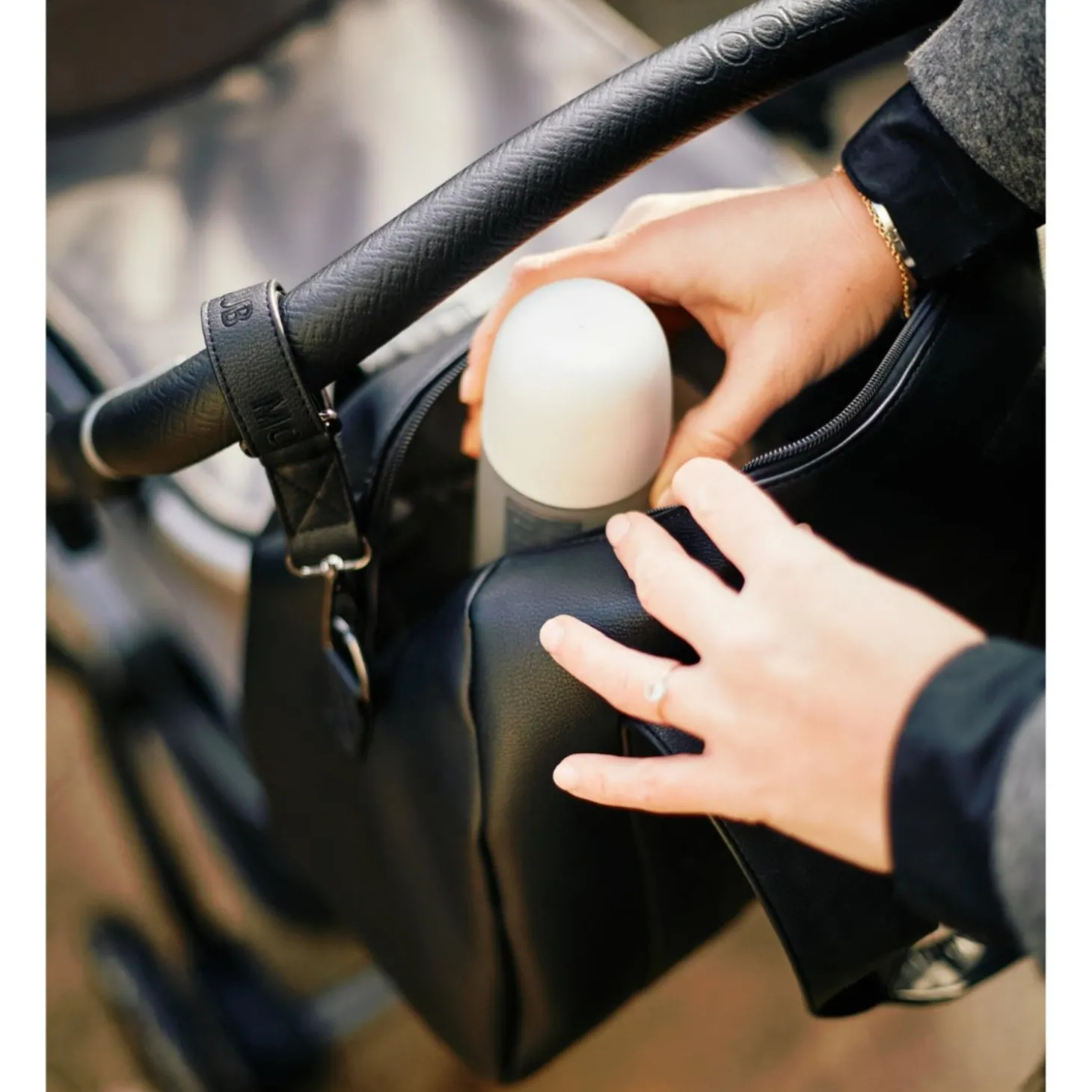Childhome Sac à langer Mommy club Black