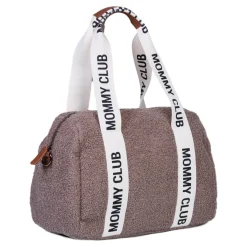 Childhome                    Sac à Langer Mommy Club Signature Teddy    Soft Brown