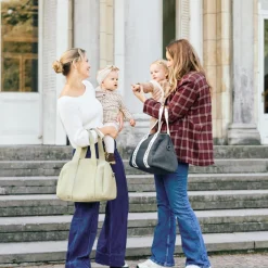 Childhome Sac à langer Mommy Club Simili Cuir Green