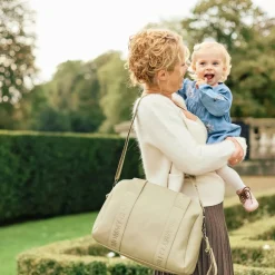Childhome Sac à langer Mommy Club Simili Cuir Green