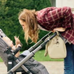 Childhome Sac à langer Mommy Club Simili Cuir Green