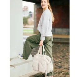 Childhome                    Sac à Langer + Pochette Mellow    Beige
