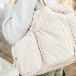 Childhome                    Sac à Langer + Pochette Mellow    Beige