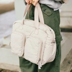 Childhome                    Sac à Langer + Pochette Mellow    Beige