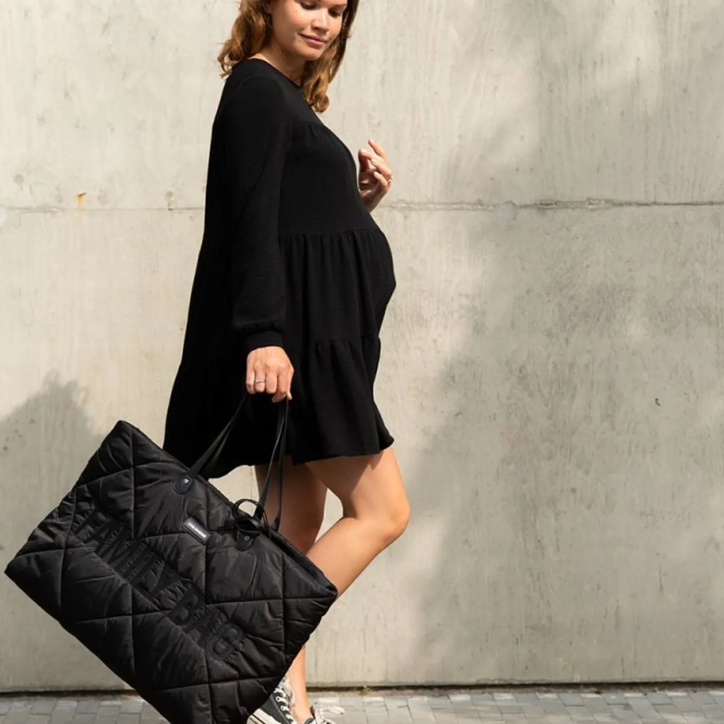 Childhome Sac matelassé Family Bag Noir