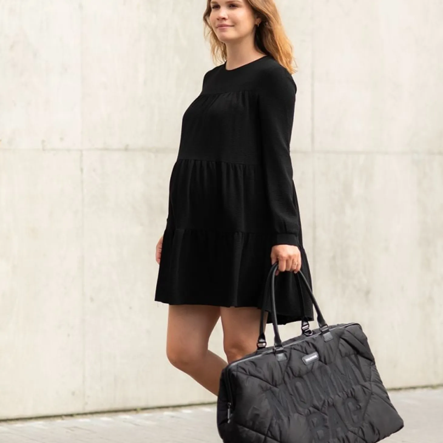 Childhome Sac matelassé Mommy Bag Noir