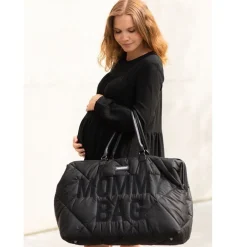 Childhome Sac matelassé Mommy Bag Noir
