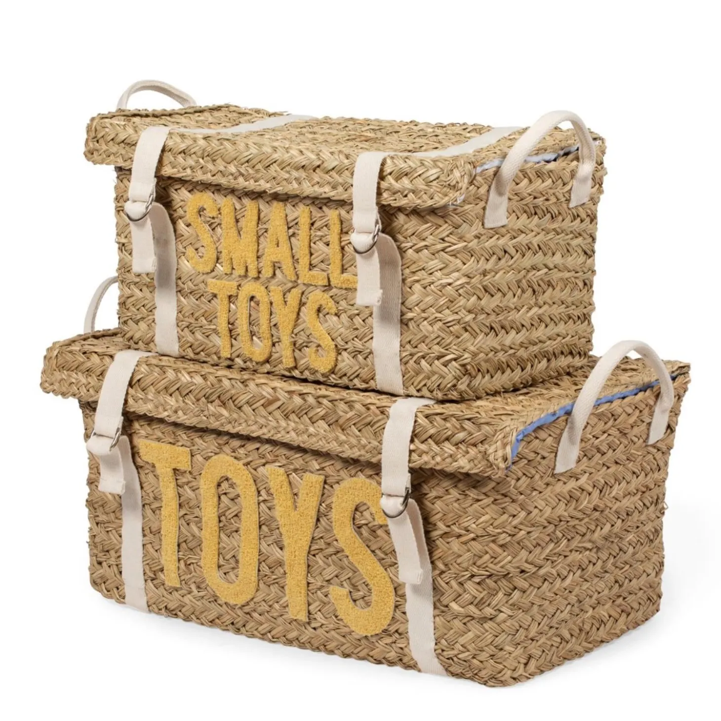 Childhome Set de 2 paniers en rotin Natural