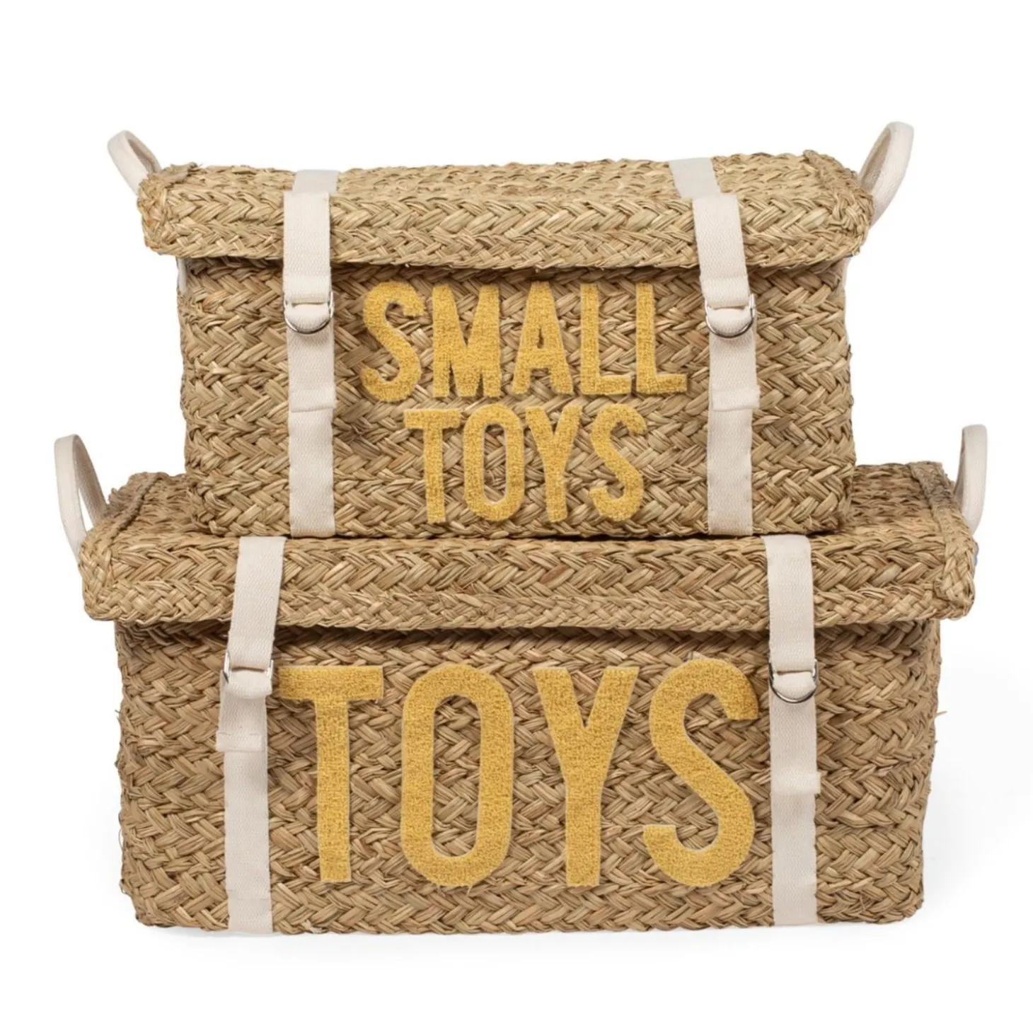 Childhome Set de 2 paniers en rotin Natural