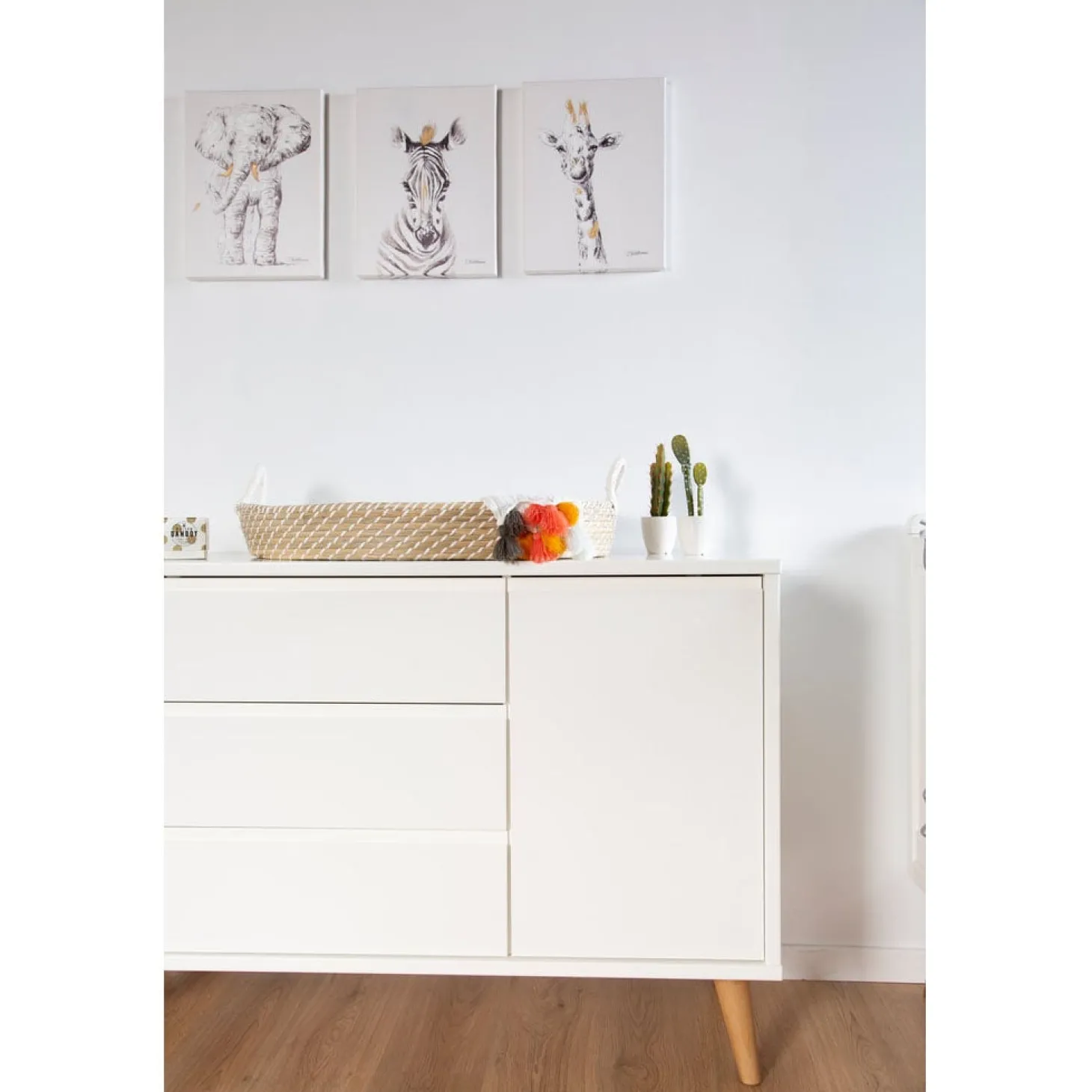 Childhome Toile décorative Animaux Girafe