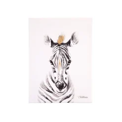 Childhome Toile décorative Animaux Zèbre