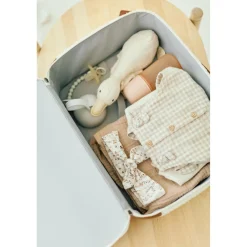 Childhome Valise d'enfant Mini Traveller Teddy Offwhite