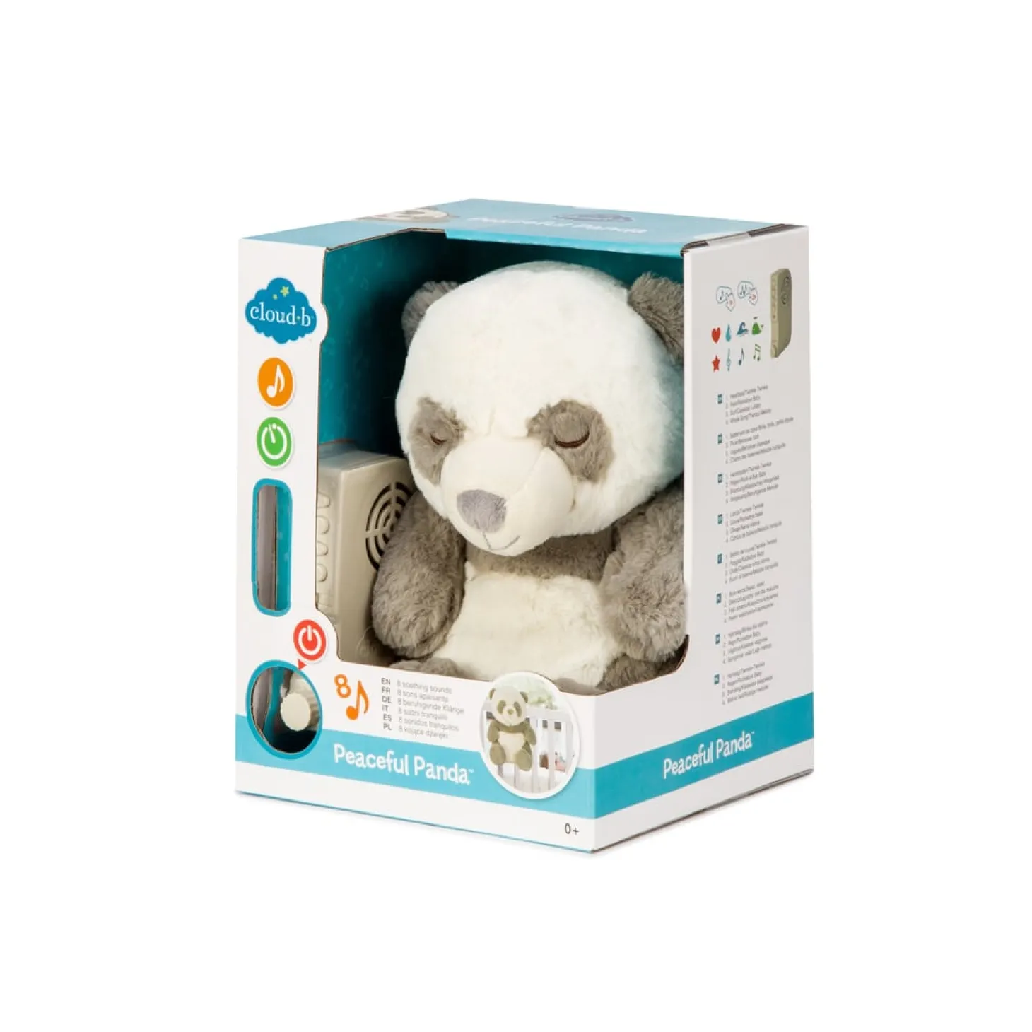 Cloud b Peluche veilleuse Peaceful Panda