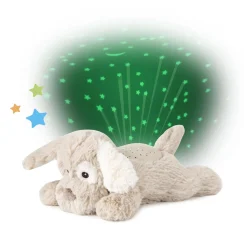Cloud b                    Peluche veilleuse à projections étoilées Dream Buddies Patch Puppy    Beige