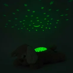 Cloud b                    Peluche veilleuse à projections étoilées Dream Buddies Patch Puppy    Beige