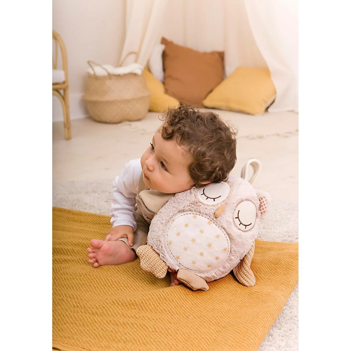 Cloud b Peluche veilleuse Sleep Smart Sensor Chouette